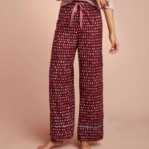 Anthropologie Floreat Christmas Pine Tree Pajama Pants